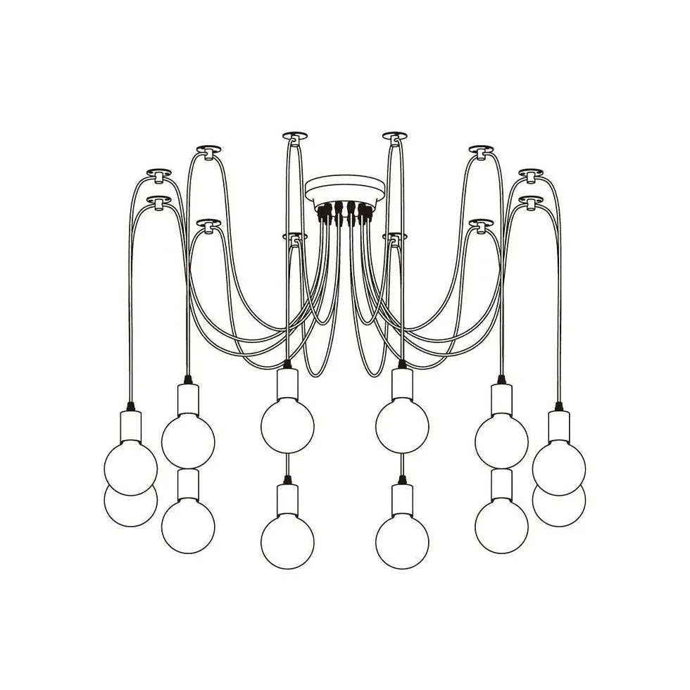 Design Pendelleuchte Wohnzimmer im industriellen Vintage-Stil - Clowas.de