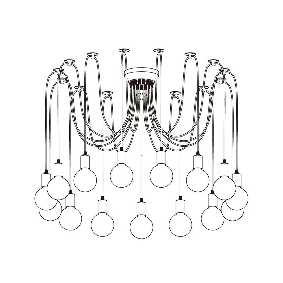 Design Pendelleuchte Wohnzimmer im industriellen Vintage-Stil - Clowas.de