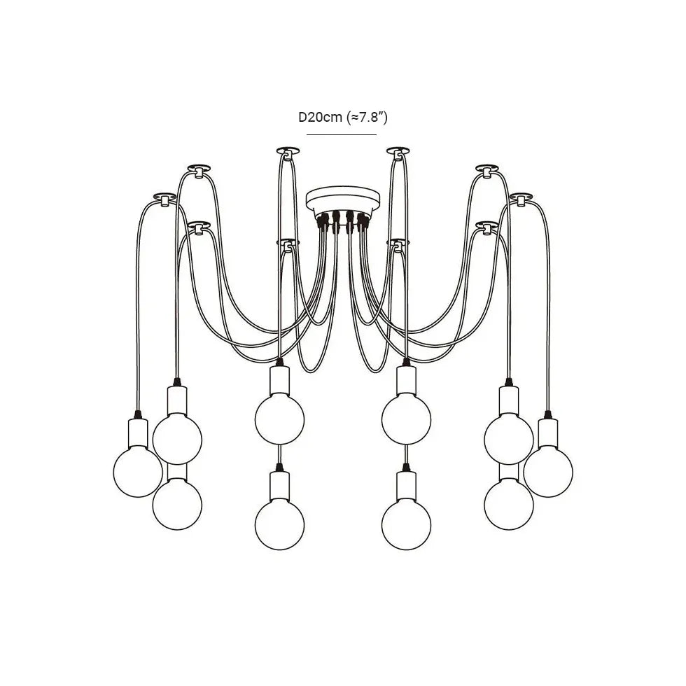 Design Pendelleuchte Wohnzimmer im industriellen Vintage-Stil - Clowas.de