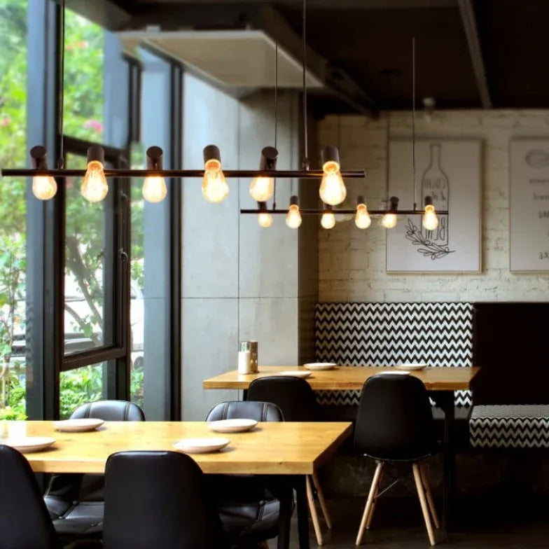 Design Pendelleuchten Esstisch im industriellen Eisenstil - Clowas.de