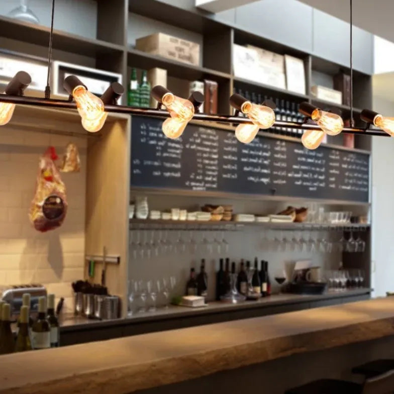 Design Pendelleuchten Esstisch im industriellen Eisenstil - Clowas.de