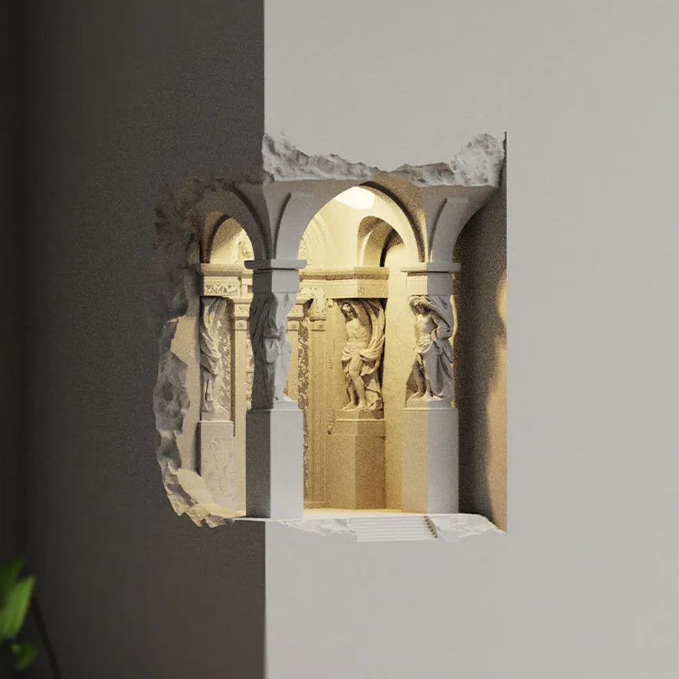 Design Wandleuchte innen modernes und schlichtes rundes Design - Clowas.de