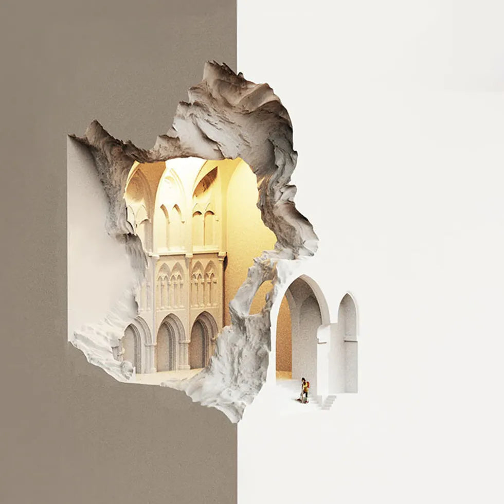 Design Wandleuchte innen modernes und schlichtes rundes Design - Clowas.de