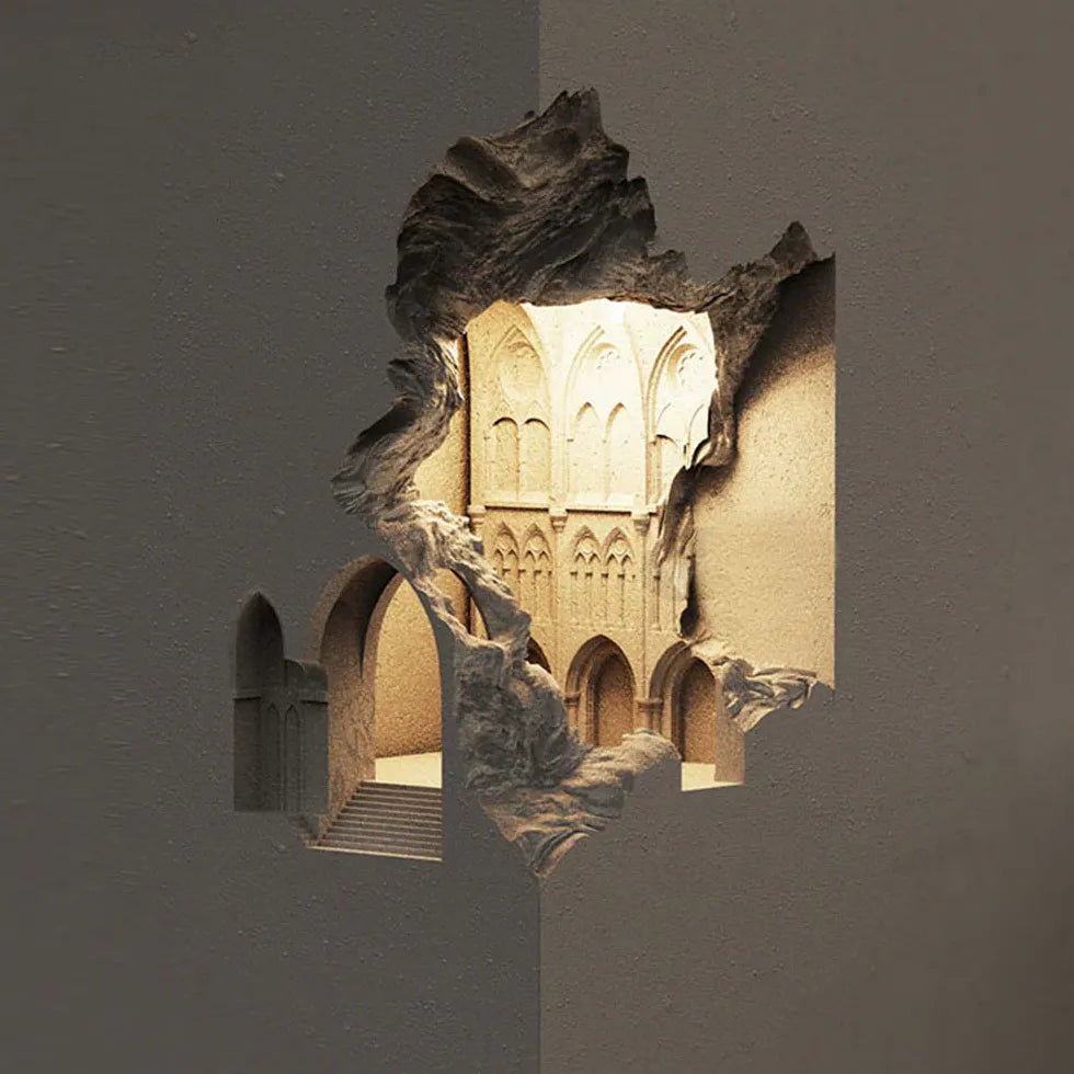 Design Wandleuchte innen modernes und schlichtes rundes Design - Clowas.de