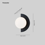 Design Wandleuchte Schwarz nordisch modern minimalistisch - Clowas.de