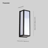 Eckige Außenwandleuchte für modernes wasserdichtes Design - Clowas.de