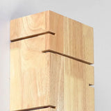 Eckige Wandleuchte aus Holz im nordischen Stil - Clowas.de