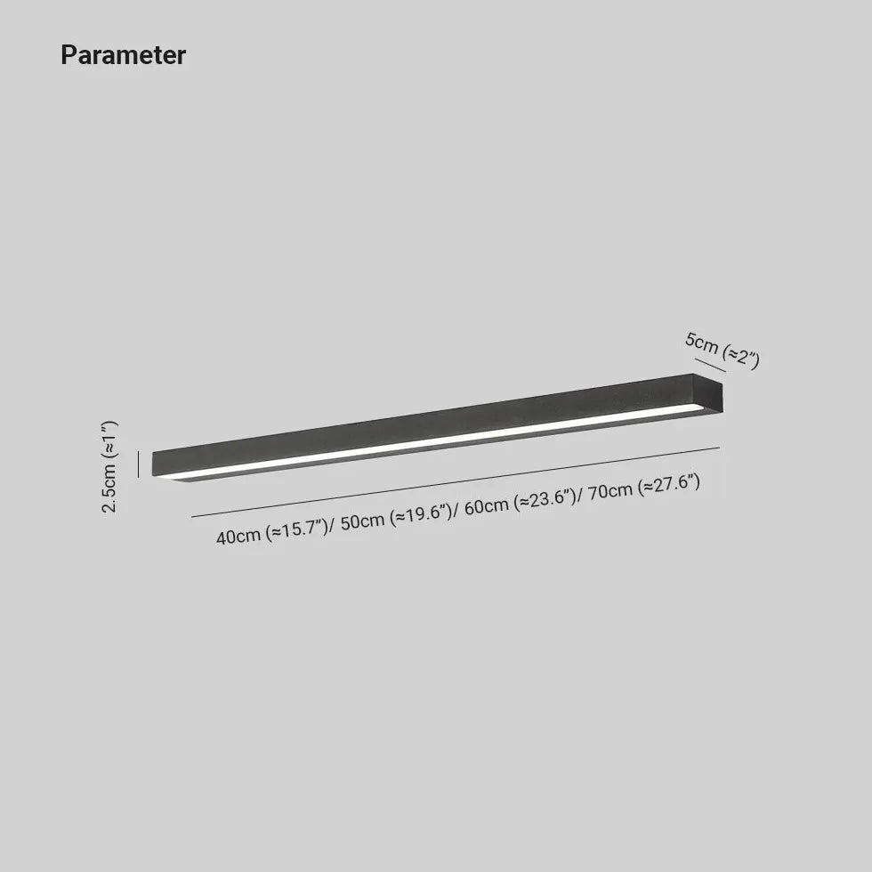 LED Spiegelleuchten im schwarzen rechteckigen Design - Clowas.de
