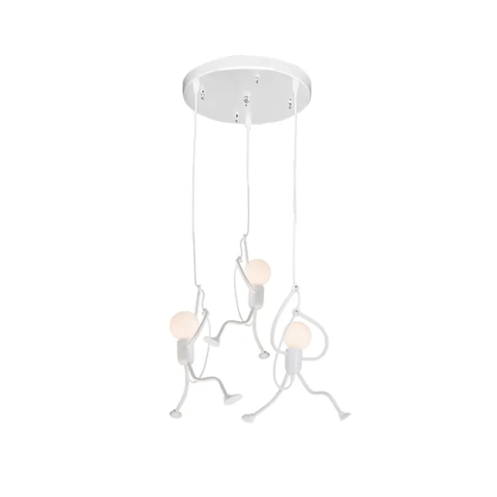 Schlafzimmer LED Deckenleuchte mit kleinem Eisenmann Design - Clowas.de