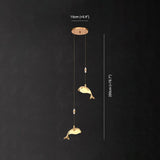 Pendelleuchte Gold Kristall modernes elegantes Wohnambiente - Clowas.de