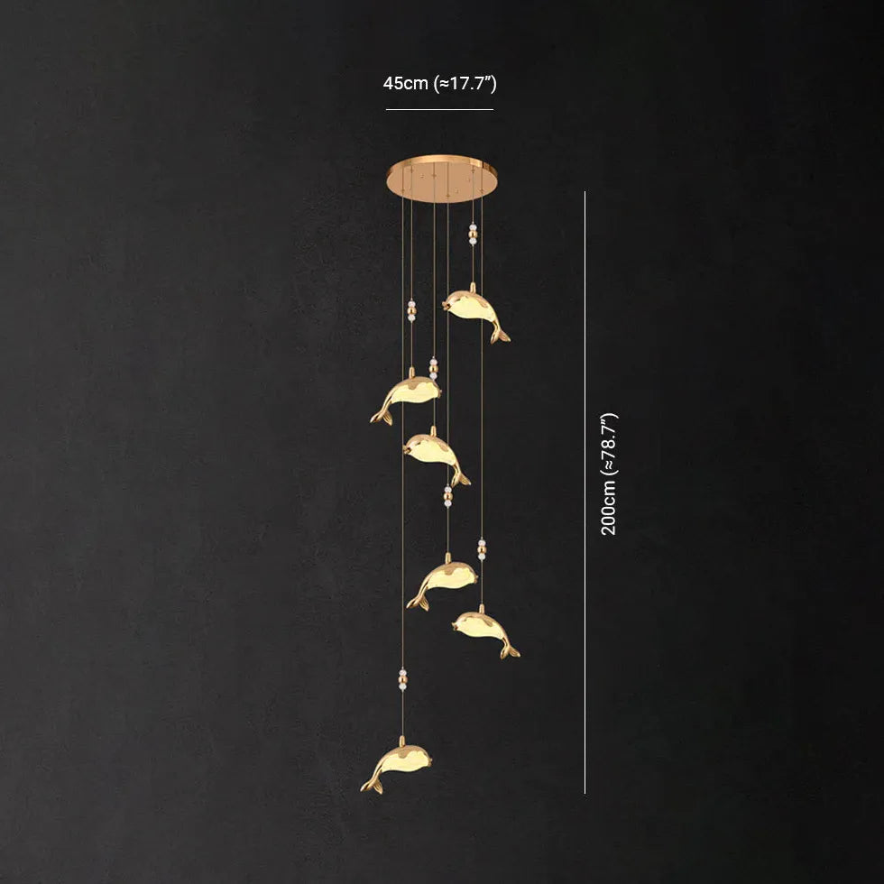 Pendelleuchte Gold Kristall modernes elegantes Wohnambiente - Clowas.de