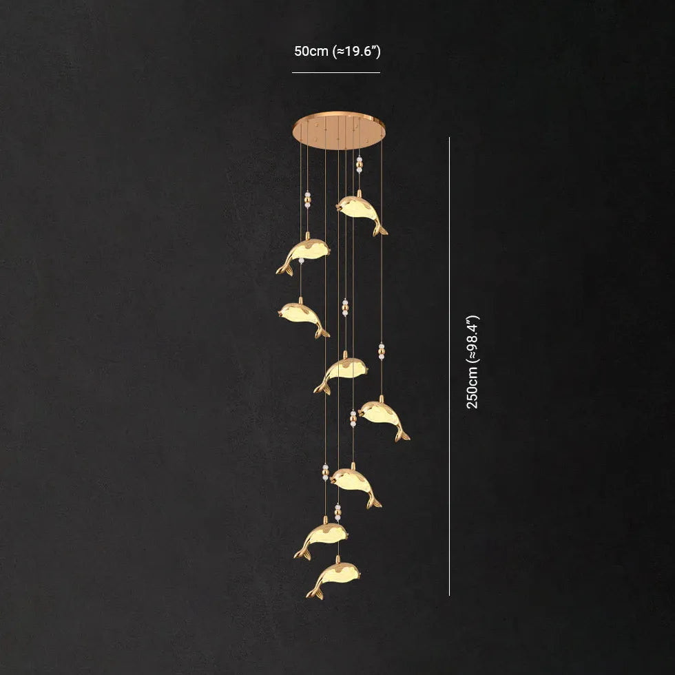 Pendelleuchte Gold Kristall modernes elegantes Wohnambiente - Clowas.de