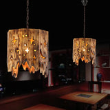 Esstisch Hängelampe Holz im Vintage-Industrie-Stil - Clowas.de