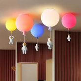 Babyzimmer Deckenleuchte mit bunten Ballons und Astronaut - Clowas.de