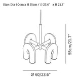 Designer Hängeleuchten im nordischen U-förmigen Stil - Clowas.de