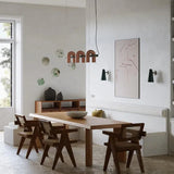 Lineare Pendelleuchte Schwarz modernes und minimalistisches Design - Clowas.de