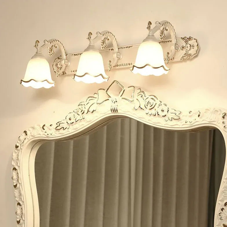 wandleuchte badezimmer vintage romantische retro blumenoptik - Clowas.de