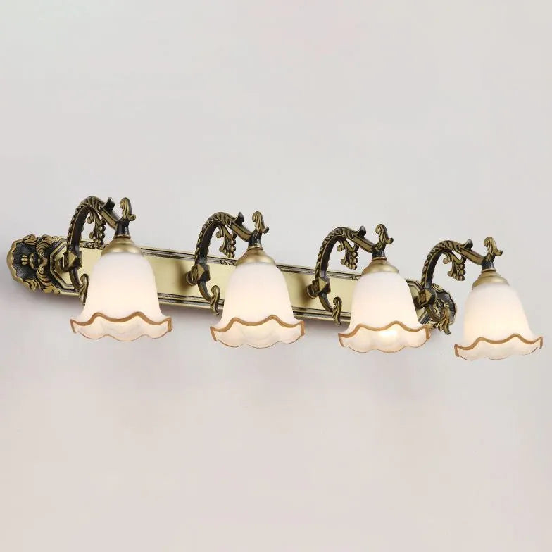 wandleuchte badezimmer vintage romantische retro blumenoptik - Clowas.de