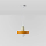 Gelbe Pendelleuchte im skandinavischen minimalistischen Glasdesign - Clowas.de