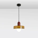 Gelbe Pendelleuchte im skandinavischen minimalistischen Glasdesign - Clowas.de