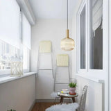 Glas Pendelleuchte grün modern minimalistisch Design - Clowas.de