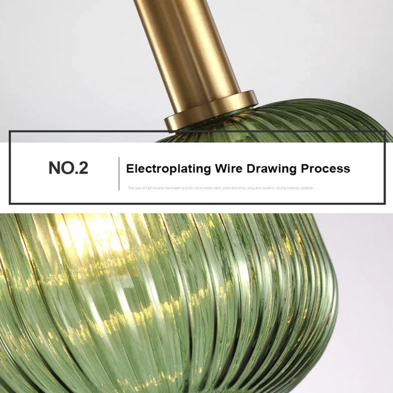 Glas Pendelleuchte grün modern minimalistisch Design - Clowas.de