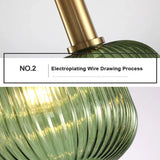 Glas Pendelleuchte grün modern minimalistisch Design - Clowas.de