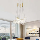 Glas Pendelleuchte mehrflammig modern schlicht nordisch Design - Clowas.de