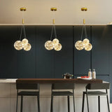 Glas Pendelleuchte mehrflammig modern schlicht nordisch Design - Clowas.de