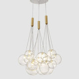 Glas Pendelleuchte mehrflammig modern schlicht nordisch Design - Clowas.de