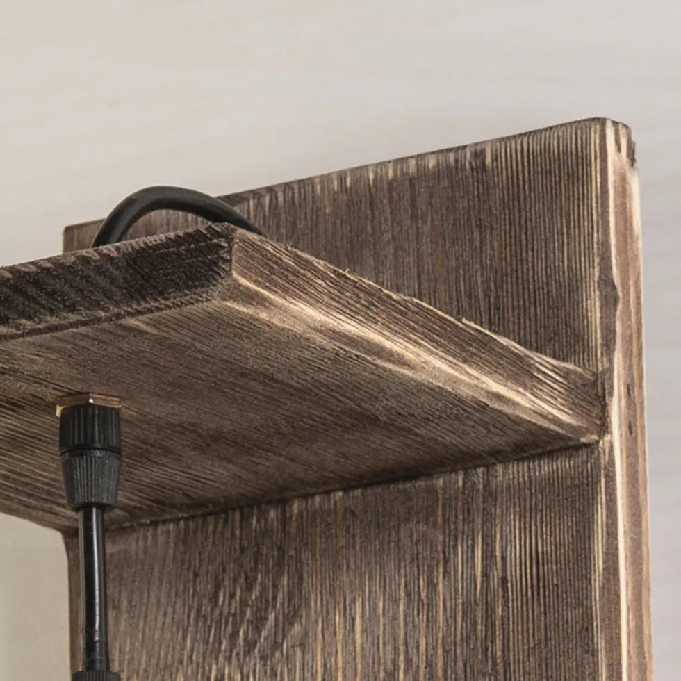 Glas Wandleuchten für einen rustikalen Holzstil - Clowas.de