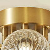 Glaskugel Deckenleuchte Nordisch Leicht Luxus Vollkupfer - Clowas.de