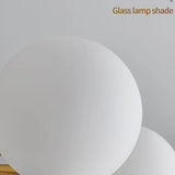 Gold Hängelampe mit Glas Kugeln Bauhaus Stil - Clowas.de