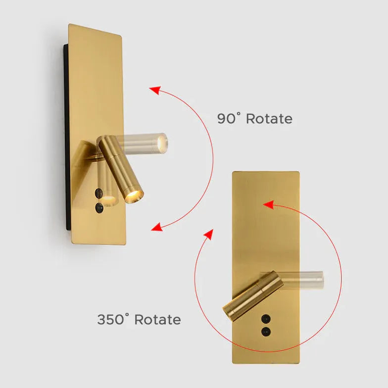Gold Wandleuchte für modernes minimalistisches Design - Clowas.de
