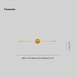 Gold Wandleuchte minimalistische moderne skandinavische Eleganz - Clowas.de