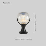 LED Sockelleuchte Kugelform Acryl Modern Design - Clowas.de