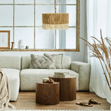 seil pendelleuchte modernes nordisches bambusdesign - Clowas.de