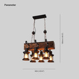 hängelampe esstisch industrial retro vintage schiffsholz - Clowas.de