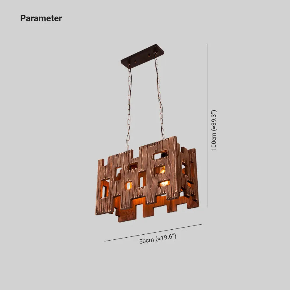 Hängelampe Esstisch Vintage im industriellen Schiffsholz-Design - Clowas.de