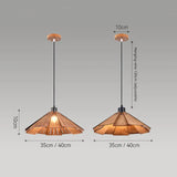 hängelampe holz schwarz im nordischen modernen Stil - Clowas.de