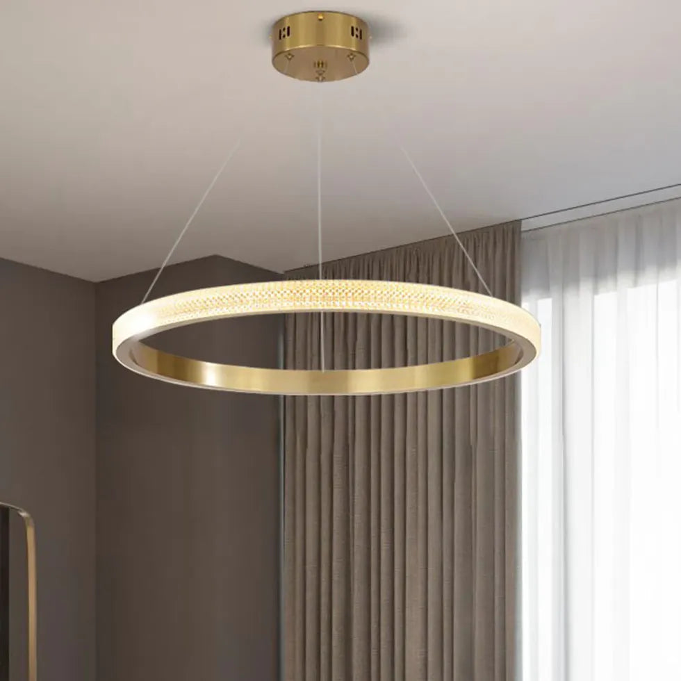 Hängelampe Ring LED moderne nordische Leichtigkeit - Clowas.de