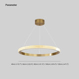 Hängelampe Ring LED moderne nordische Leichtigkeit - Clowas.de