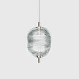 Hängelampe Schlafzimmer Bett Nordisch Silber Glas - Clowas.de