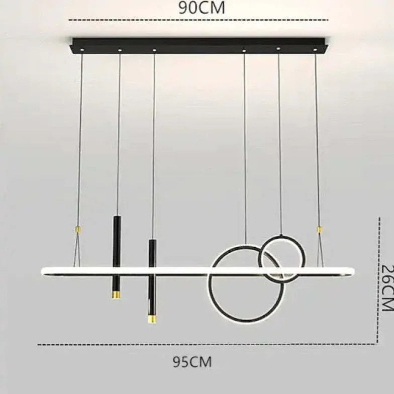 hängelampe schwarz esstisch nordisch modern minimalistisch - Clowas.de