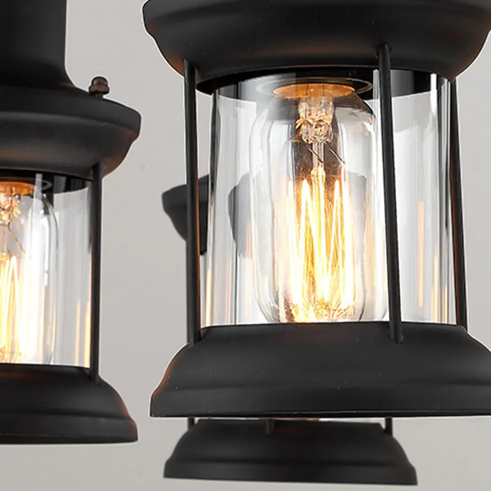 Hängelampe schwarz industrial im amerikanischen Vintage-Stil - Clowas.de