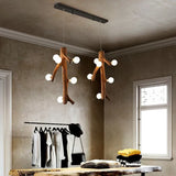 Pendelleuchte LED Holz im modernen Retro Stil - Clowas.de
