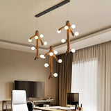 Pendelleuchte LED Holz im modernen Retro Stil - Clowas.de
