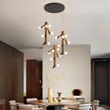 Pendelleuchte LED Holz im modernen Retro Stil - Clowas.de