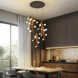 Pendelleuchte LED Holz im modernen Retro Stil - Clowas.de