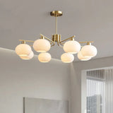 Hängelampe weiß gold im Bauhaus Vintage Stil - Clowas.de